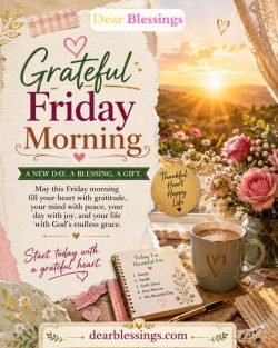 Thankful Good Morning Friday Blessings
