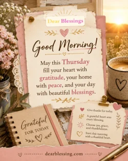 Thankful Thursday Morning Blessings