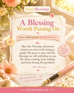 Thursday Afternoon Blessings Quotes Worth Sharing