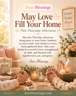 Thursday Afternoon Blessings for Family & Loved Ones