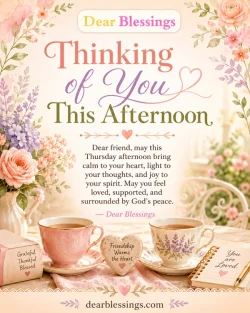 Thursday Afternoon Blessings for a Friend