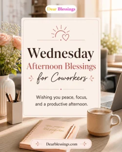 Wednesday Afternoon Blessings for coworkers