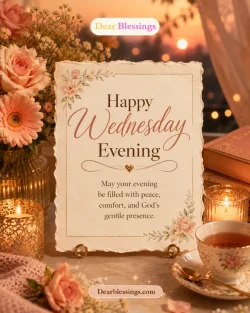 Wednesday Evening Blessings and Prayers