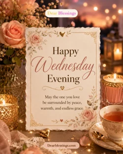 Wednesday Evening Blessings for Someone You Love