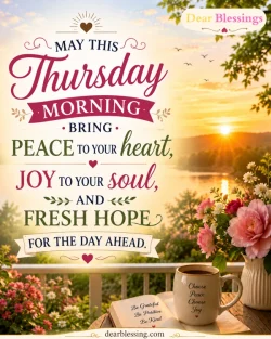 What Are Thursday Morning Blessings