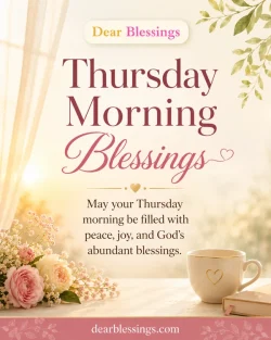 What Thursday Afternoon Blessings Really Mean