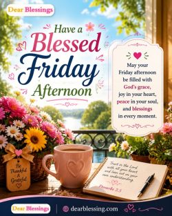 best Friday Afternoon Blessings