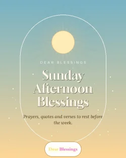 Best Sunday Afternoon Blessings