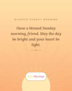 Blessed Sunday Morning Wishes and Messages