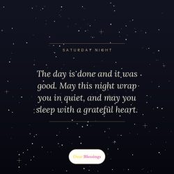 Good Saturday Night Blessings