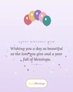 Happy Birthday Wishes for Mom