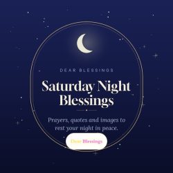 Happy Saturday Night Blessings