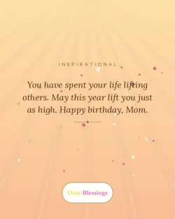 Inspirational Birthday Blessings for Mother