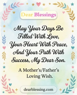 Inspirational Birthday Blessings for Son