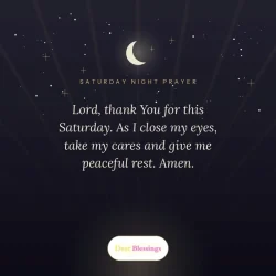 Saturday Night Blessing Quotes