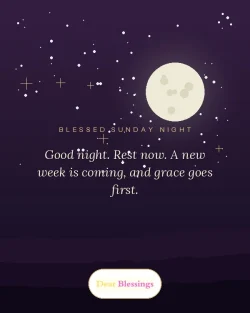 Sunday Night Blessings for a New Week