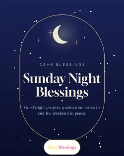 best Sunday Night Blessings
